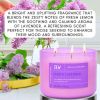 Lemon Lavender 3-Wick Candle Natural Soy Wax Candle for Home, 15.8 Oz Large Aromatherapy Candle for Relaxation, Scented Candle for Women and Men