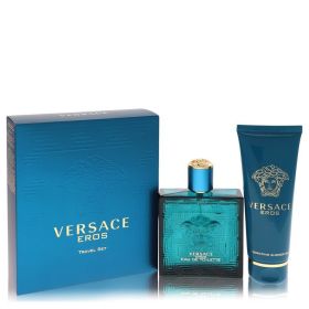 Versace Gift Set -- 3.4 oz Eau De Toilette Spray + 3.4 oz Shower Gel