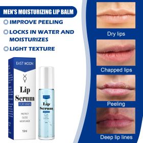 EAST MOON Lip Essence Roller Ball Liquid Nourishes And Lightens Lip Lines, Prevents Dry, Cracked And Dead Skin, Plumps And Moisturizes Lips