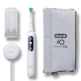 Oral-B iO Series 7G Electric Toothbrush with 1 Brush Head, White Alabster