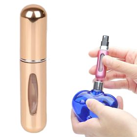 5ML Perfume Atomiser, 2PCS Perfume Refillable Bottle Portable for Travel (Color: Light Yellow)