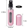 5ML Perfume Atomiser, 2PCS Perfume Refillable Bottle Portable for Travel